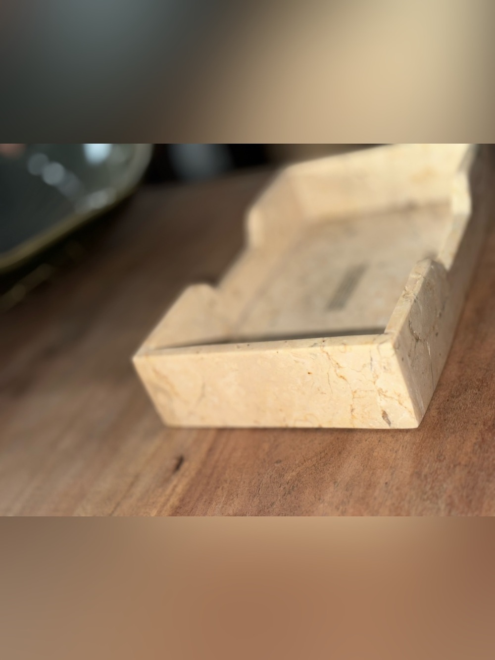 Heavy Natural Stone Tray/Vanity Organizer - Picture 7 of 11